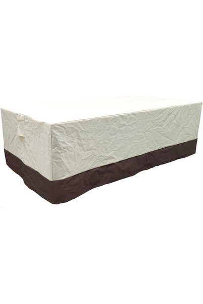 Generic Beige Patio Furniture Cover, Waterproof Outdoor Table Protector, Wind...