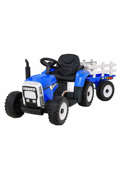 TEA Sports Tractor electric pentru copii cu remorca Workers Truck (MX-611) Al...