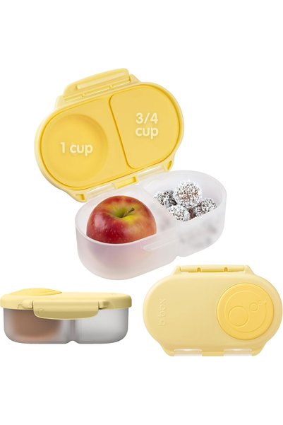 Generic Mini Lunch Box for Children with Compartments, Bento Box, 2 Leak-proo...