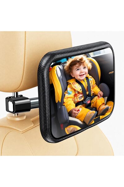 Generic SHAWSOON for Baby Car Mirror, 360° Adjustable Rotating Rear View Mirr...
