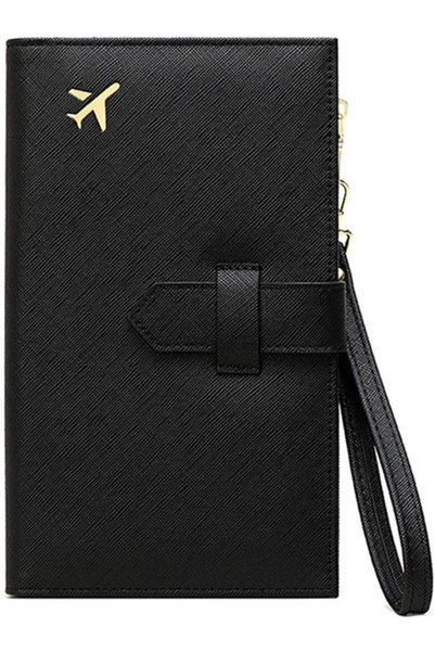 Generic Family Passport Organizer and RFID Blocking Document Holder for Inter...