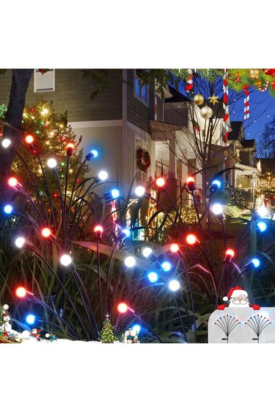Generic Solar Garden Lights [2 Pack] - Outdoor Waterproof, 9LED Swaying Solar...