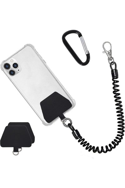 Generic Phone Lanyard Tether with Patch, Universal Stretchy Straps and Phone ...