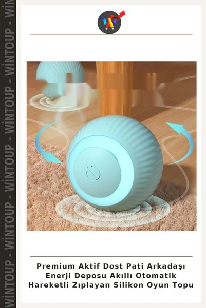 Wintoup Premium Active Pet Companion Energy Booster Smart Automatic Moving Bo...