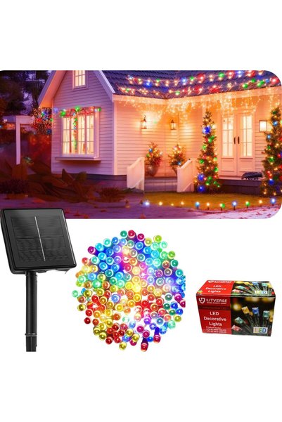 Generic Solar Powered 120 LED Waterproof String Lights – Indoor/Outdoor Decor...