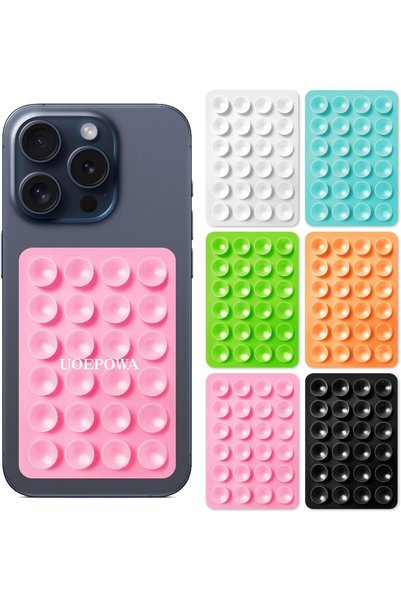 Generic 2-Pack Suction Phone Case Mount, Silicone Adhesive Mobile Phone Acces...