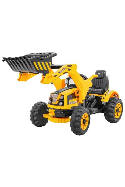 TEA Sports Tractor electric pentru copii cu cupa (328) Galben