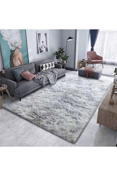 Generic Area Rugs Soft Fluffy Carpets For Living room Shaggy Floor Rug Modern...
