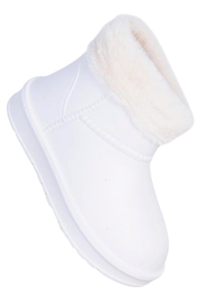 Ayakcenter E498 Waterproof Girls' Fur-Lined Boots