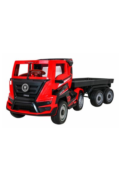 TEA Sports Masinuta electrica pentru copii Camion Truck cu remorca (2020) Rosu