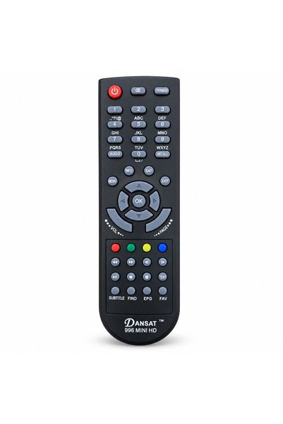 BURAQ جهاز استقبال الأقمار الصناعية Dansat 996 Mini HD مع جهاز تحكم عن بعد - ...