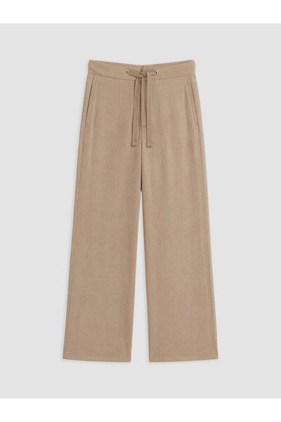 LC Waikiki LCW Modest Brown Solid Standard & Regular Wide-Leg Women's Pants, ...