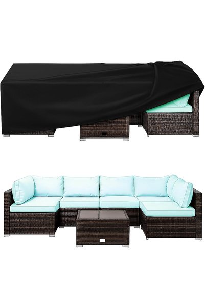 Generic Waterproof Garden Patio Furniture Cover Set,(320 x320 x72) 210D Heavy...
