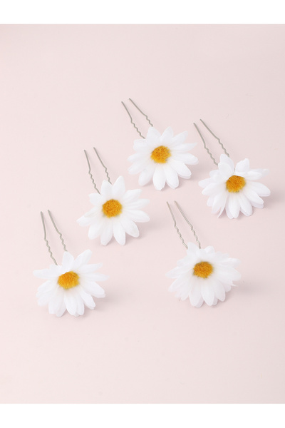Take Two By Styli Set of 5 - Daisy Hairpin