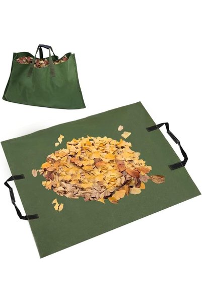Tazweeq Reusable Yard Waste Bags with Handles, Waterproof 600D Oxford Leaf Ta...