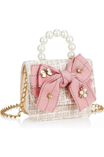 Generic Little Princess Purses and Handbags - Cute Bowknot Crossbody Bags wit...