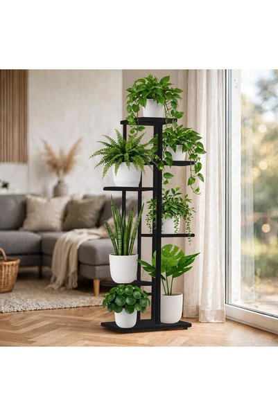 Iso Suport Vertical pentru Flori și Plante, 6 Niveluri, 106 cm, Metal, Design...