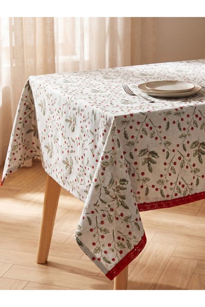 LC Waikiki Sparkling Selections from Shining Store: Cherry-Printed Tablecloth...