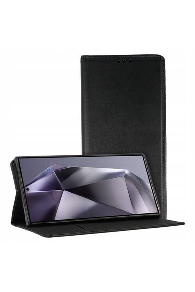 OEM Θήκη Magneto για Oppo A18/A38, -δερμάτινη, βάση τηλεόρασης, μαύρη