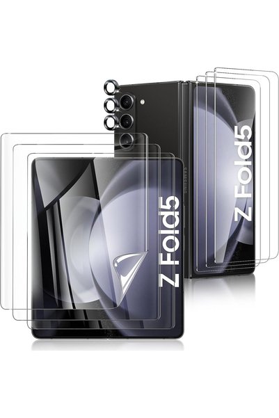 Generic [عبوة 3+3+3] واقي شاشة لهاتف سامسونج جالاكسي زد فولد 5، 3 عبوات من ال...