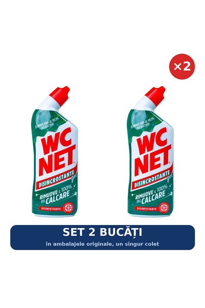 WC NET Set 2 x Gel detartrant WC Net, 700 ml