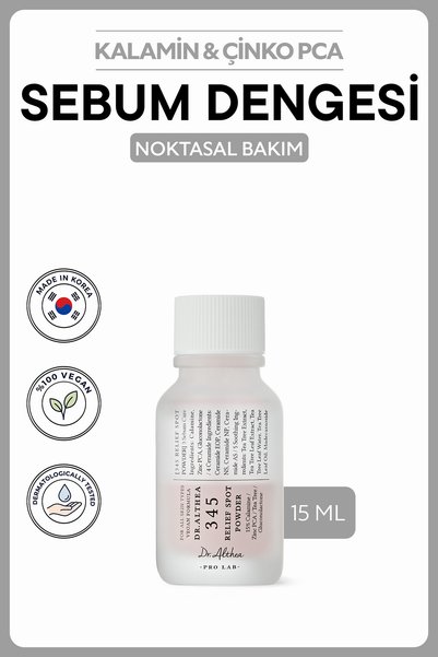 Dr.Althea 345 Relief Spot Powder | %15 Kalamin Salisilik Asit Zinc PCA İçeren...