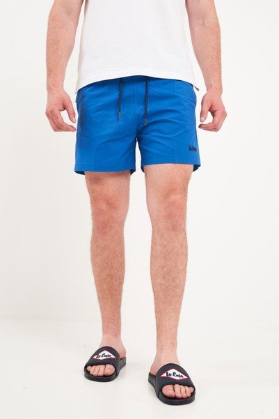Lee Cooper - Șort de baie bărbat de culoare uniformă cu logo