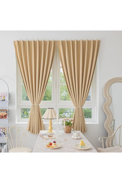 Generic Blackout Curtains, Portable 100% Self Adhesive Simple and Easy to ins...