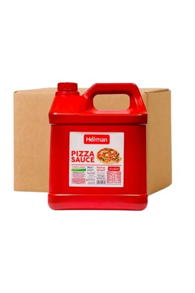 Generic Brand Herman Halal Pizza Sauce 5kg, pack of 4pcs