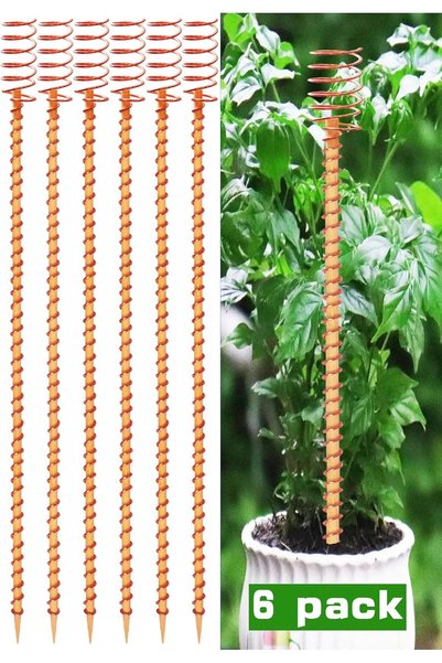 Generic 6 Pack 13" Electroculture Copper Gardening Antenna, Copper Garden Pla...