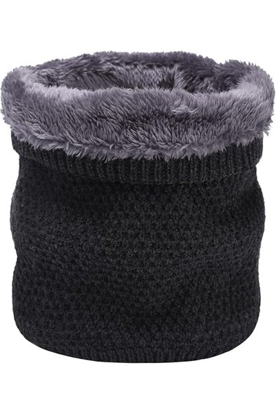 Generic Winter Fleece Neck Warmer Gaiter，Unisex Windproof Thermal Snood and B...
