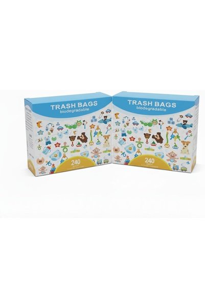 Generic Diaper Disposal Bags 480 PCS (240×2 Pack), Unscented & Biodegradable ...