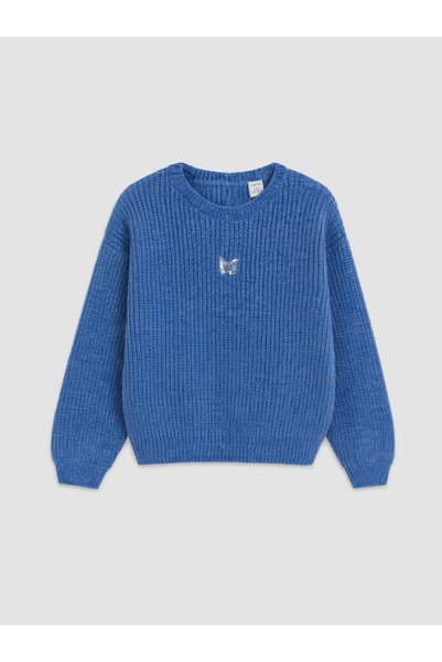 LC Waikiki High-Quality Items from Çelebi Store: Sequin-Embellished Girls' Kn...