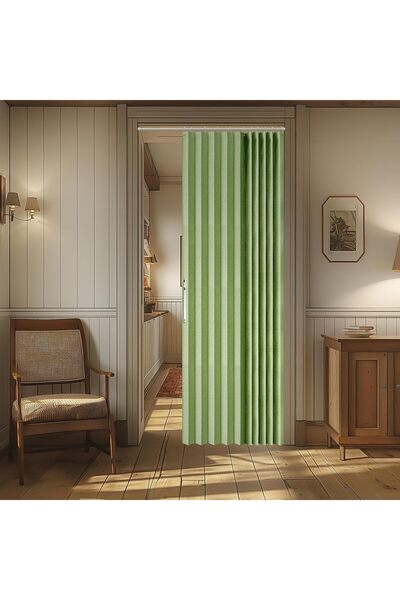 Generic 100% Blackout Accordion Doors Interior Magnetic Door Curtain Accordio...
