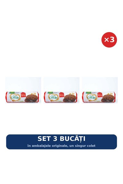 Gullon Set 3 x Biscuiți Cuor di Cereale cu ciocolată Gullón, 280 g
