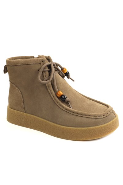 Anna Viotti Ghete dama piele naturala D111 SD5231-bej velur-40