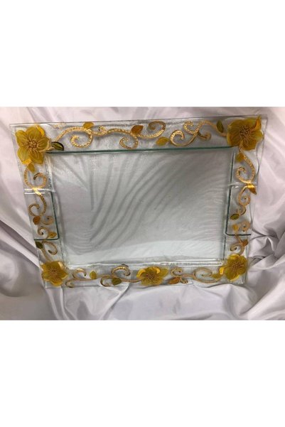 OEMS Hand-painted glass tray