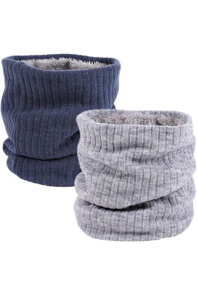 Generic Fleece Neck Warmer, Thermal Winter Snood, Thick Knitted Neck Gaiter w...