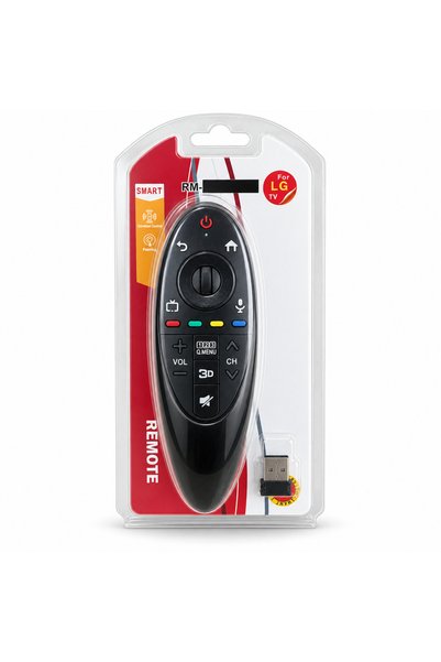 BURAQ جهاز تحكم عن بعد ذكي لتلفزيونات إل جي، مزود بعجلة تمرير ومستقبل USB.