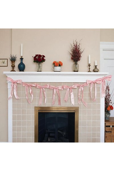 Generic 1 Pcs 6.6FT Bow Garland Banner for Bachelorette Party Decorations, Pi...
