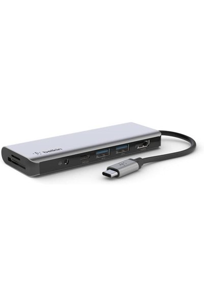 Generic 7-In-1 Multiport Usb C Hub (With 4K Hdmi, Usb-C, 2 X Usb A, 3.5mm Aud...