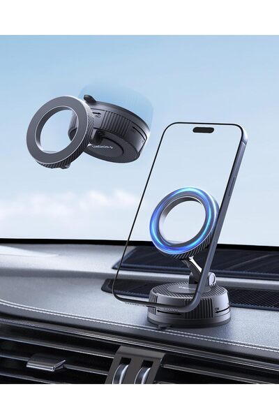 Generic حامل سيارة مغناطيسي بتقنية MagSafe 360 درجة من VacuumLock °   حامل ها...