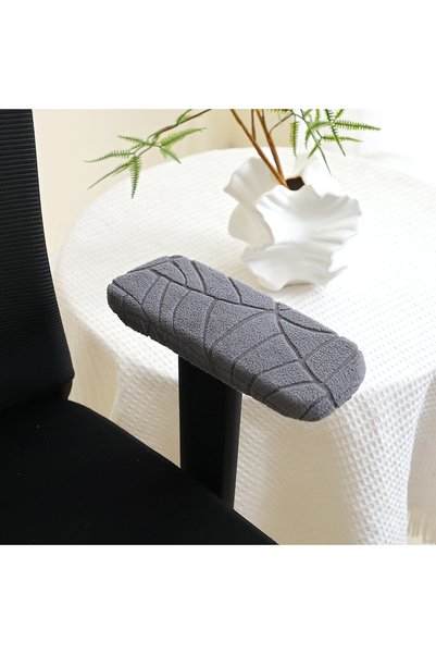 Choice 1set A2 2Pcs/Set Stretch Office Chair Armrest Covers Soft Jacquard Rot...