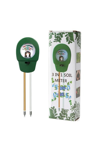 X SPRING Soil Quality Meter, 3-in-1 Soil Tester, Moisture pH Fertility Monito...