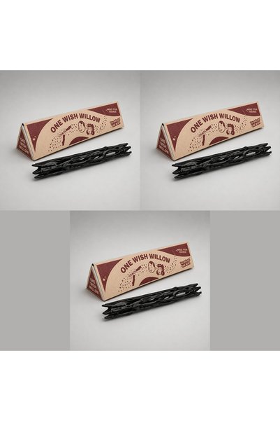 Choice color box 3PCS 10cm 3D‑Printed Black Willow Wand Ornament, Obsession W...