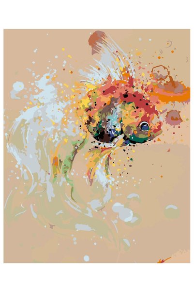Painting-numbers Set pictura pe numere Peste 1143, panza pe rama lemn, 90x120 cm