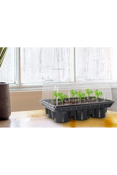Generic 9cm Seed Starter Tray with Ventilation Holes – Durable Indoor/Outdoor...