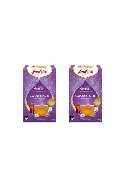 Yogi Tea Pachet 2 x Ceai cu ulei esential, Noapte Buna, bio 35.7g