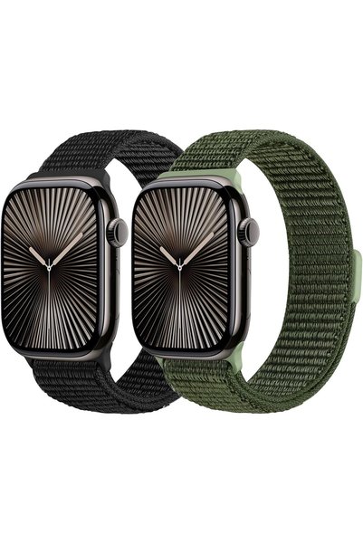 Generic Nylon Sport Bands Compatible Apple Watch Bands 38mm 40mm 41mm 42mm 44...