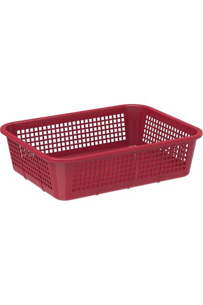 Generic Large Fruit Tray Storage Basket, Dark Red